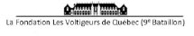 La Fondation Les Voltigeurs de Québec (9e bataillon)